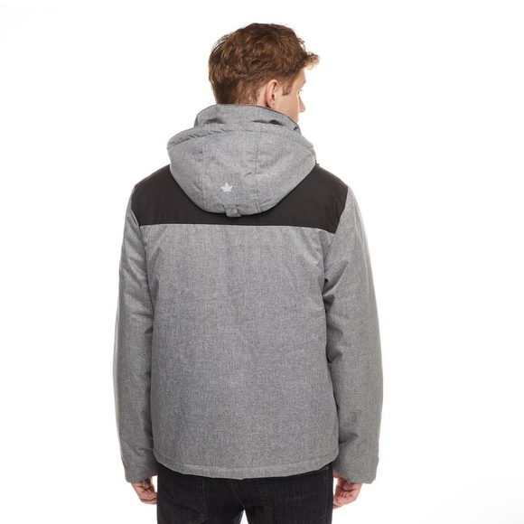 Canadiana Men’s Jacket Parka 2 in 1 Winter Gray Black Outdoor Sz L - Picture 3 of 16